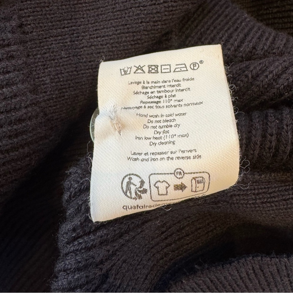 Sezane Navy Sami Jumper Size Small - Picture 7 of 11